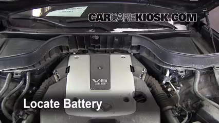 How to Jumpstart a 2009-2012 Infiniti FX35 - 2010 Infiniti ... g37x fuse box location 